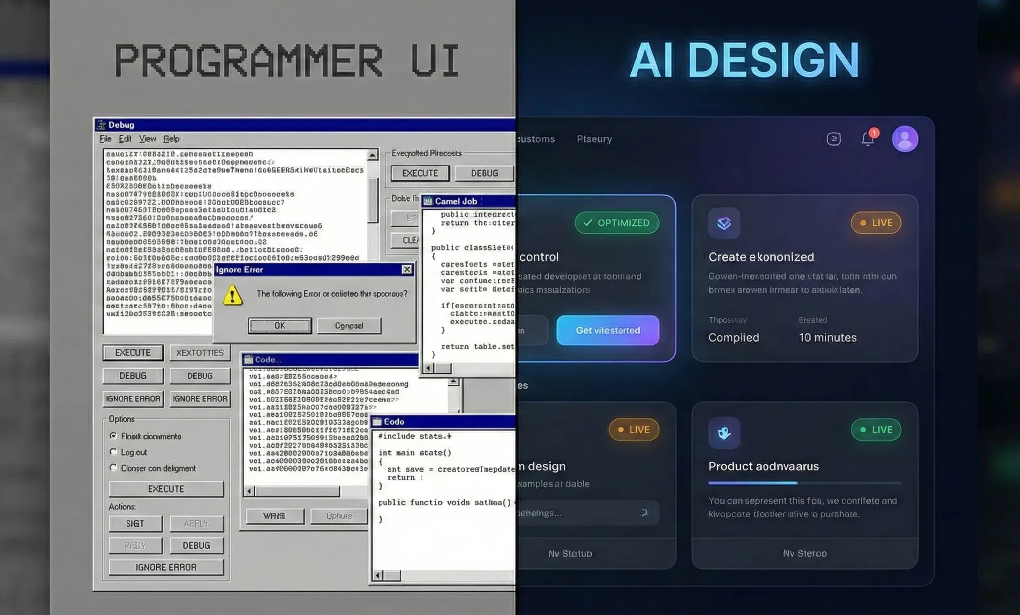 审美的降维打击 程序员做的界面 vs 专业设计的界面