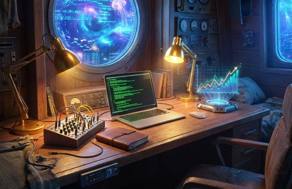 舸扬号船长工作台：代码、音乐与投资的交汇点